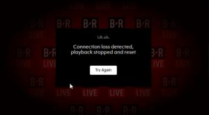 Bleacher Report Live Stream Error